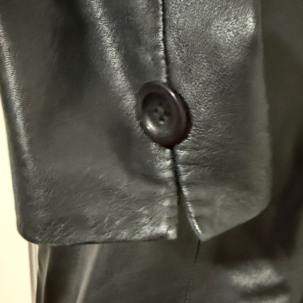 Bebe Black Leather Jacket - Picture 14 of 16